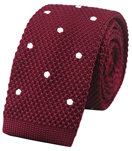 Wine Red Polka Dot