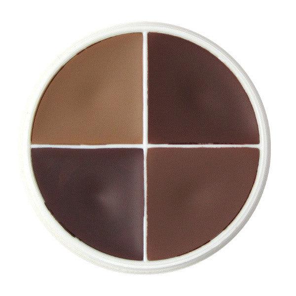 RCMA Four Color Concealer & Foundation Kit - Full Coverage Makeup Palette for Flawless Skin | Perfect for Professional Makeup Artists & Everyday Beauty Routine