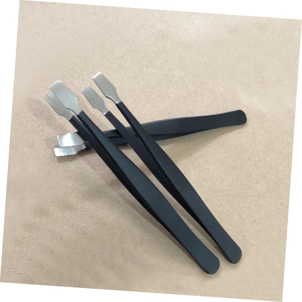Premium Stainless Steel Crafting Tweezers - Precision Eyelash Applicator & Stamp Collector Tool for Beauty, DIY, and Crafting Projects