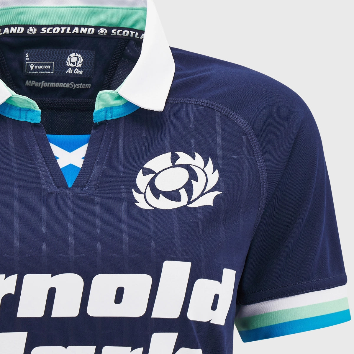 2024/25 Scotland Women's Home Replica Rugby Shirt - Macron Official Jersey for Fans & Players - Perfect for Match Days & Sports Events