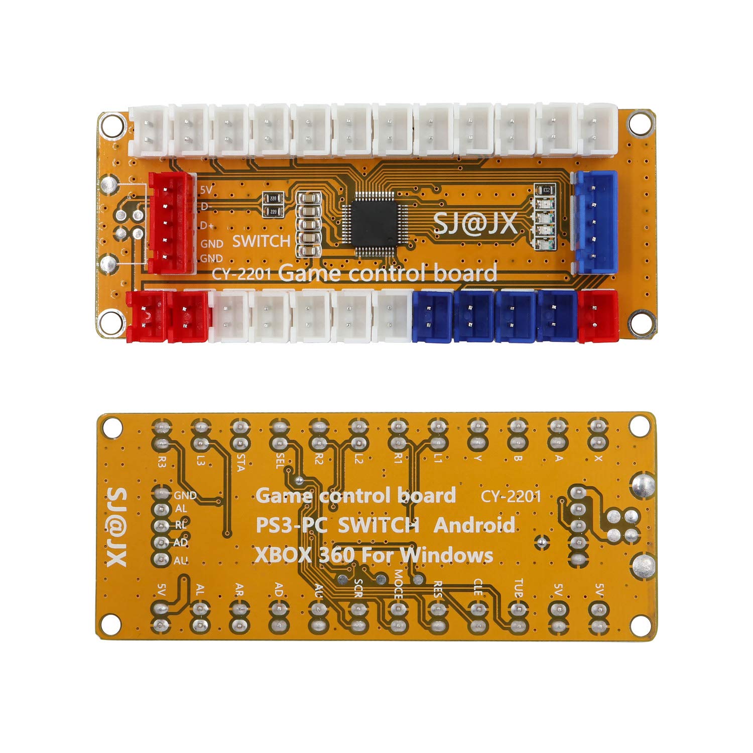 Zero Delay USB Arcade Game Encoder - Joystick & Button Controller for Nintendo Switch, PC, PS3, Raspberry Pi | Perfect for Retro Gaming & DIY Arcade Builds