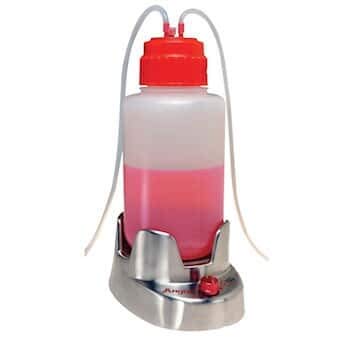 Argos Technologies EVac™ 4 Liter PP Replacement Bottle with Barbed Tube Fittings - Ideal for Laboratory Vacuum Systems & Chemical Storage
