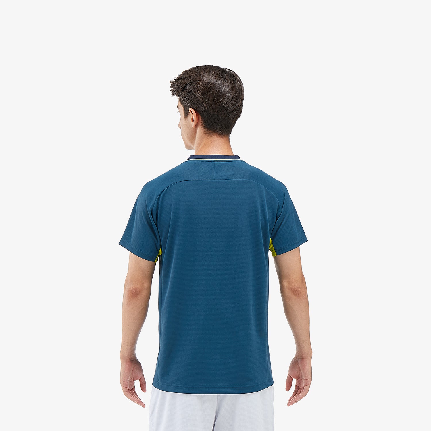 Yonex Men's Crew Neck Tournament Tennis Shirt 10568NSK (Night Sky) - Breathable Performance Top for Competitive Play & Casual Wear