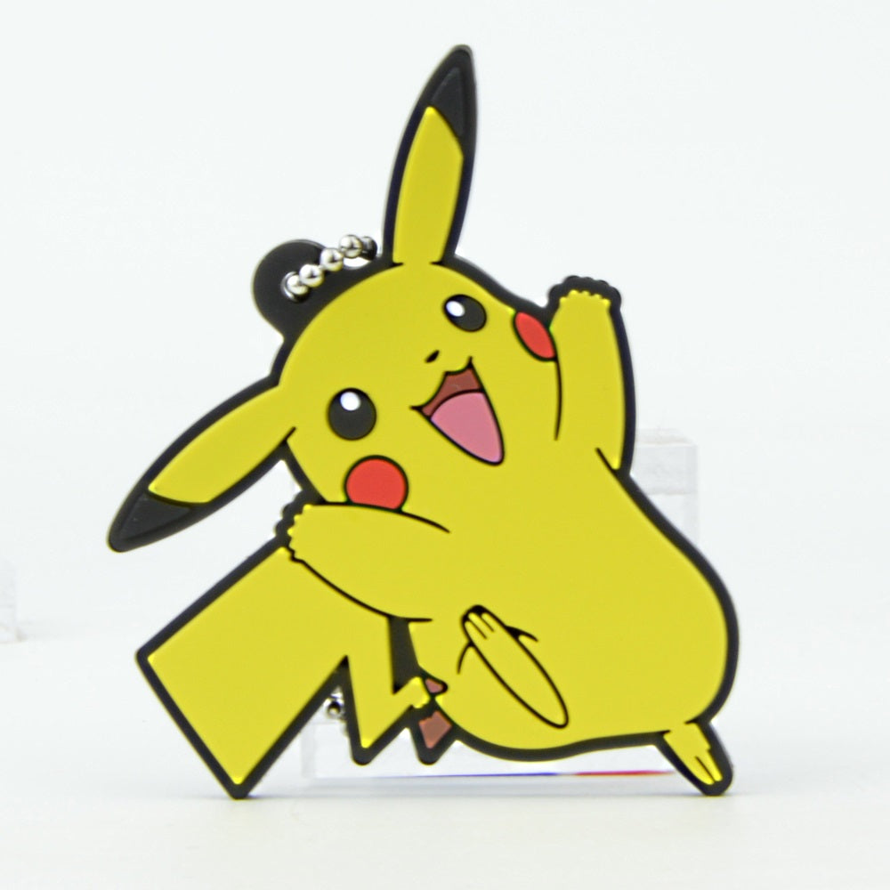 **Bandai Series 4 Pokemon Rubber Mascot Keychain - Cute Collectible for Backpacks, Gifts & Anime Fans**