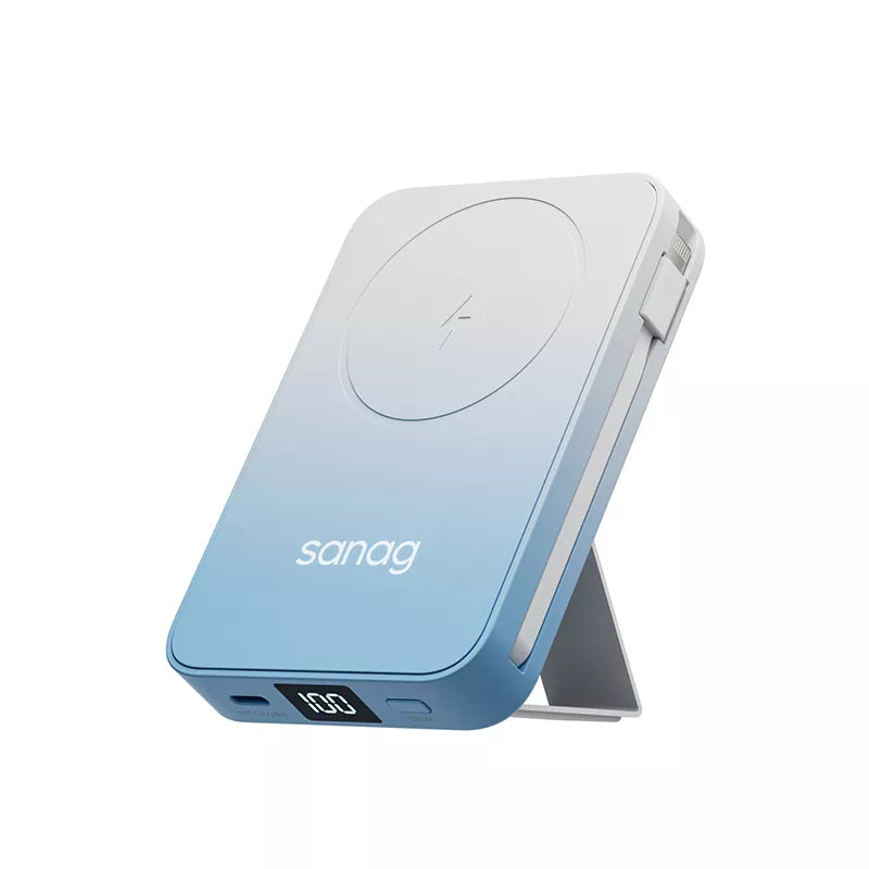 Sanag K68 Magnetic Wireless Fast Charging 10000mAh Portable Power Bank for iPhone 12/13/14/15, Samsung Galaxy - Perfect for Travel, Camping & Emergency Charging