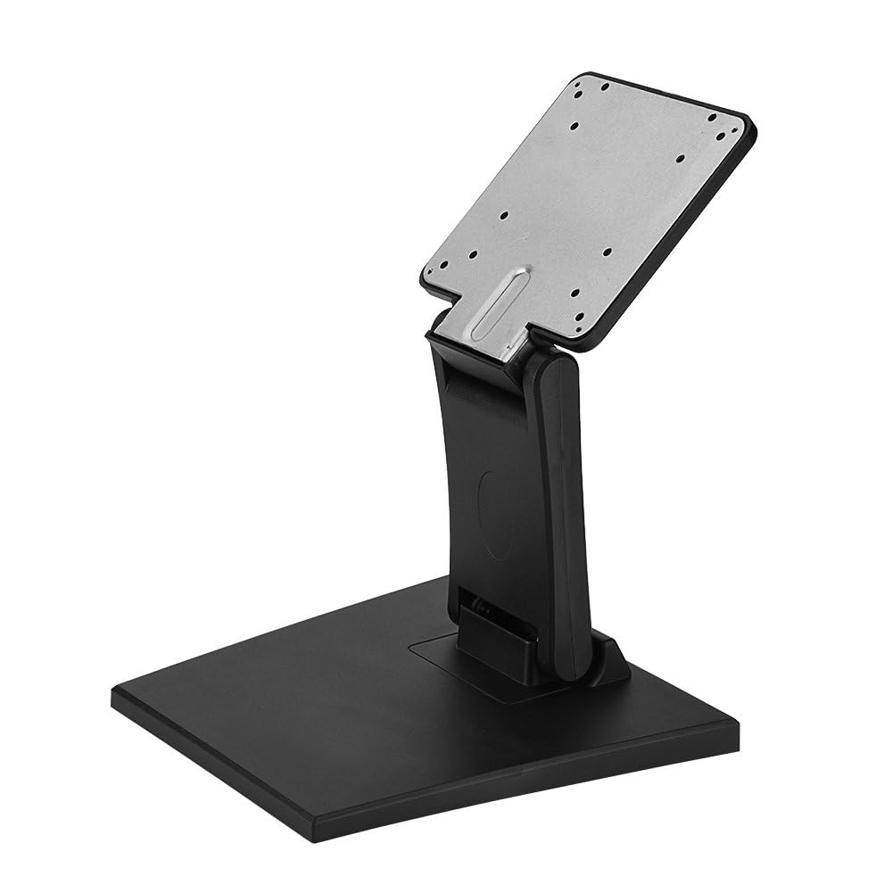 Adjustable LED LCD Monitor Stand with Base - Portable TV Bracket Holder for 10-24 Inch Flat Screens | Perfect for Home Office, Gaming Setup & Workspace Organization