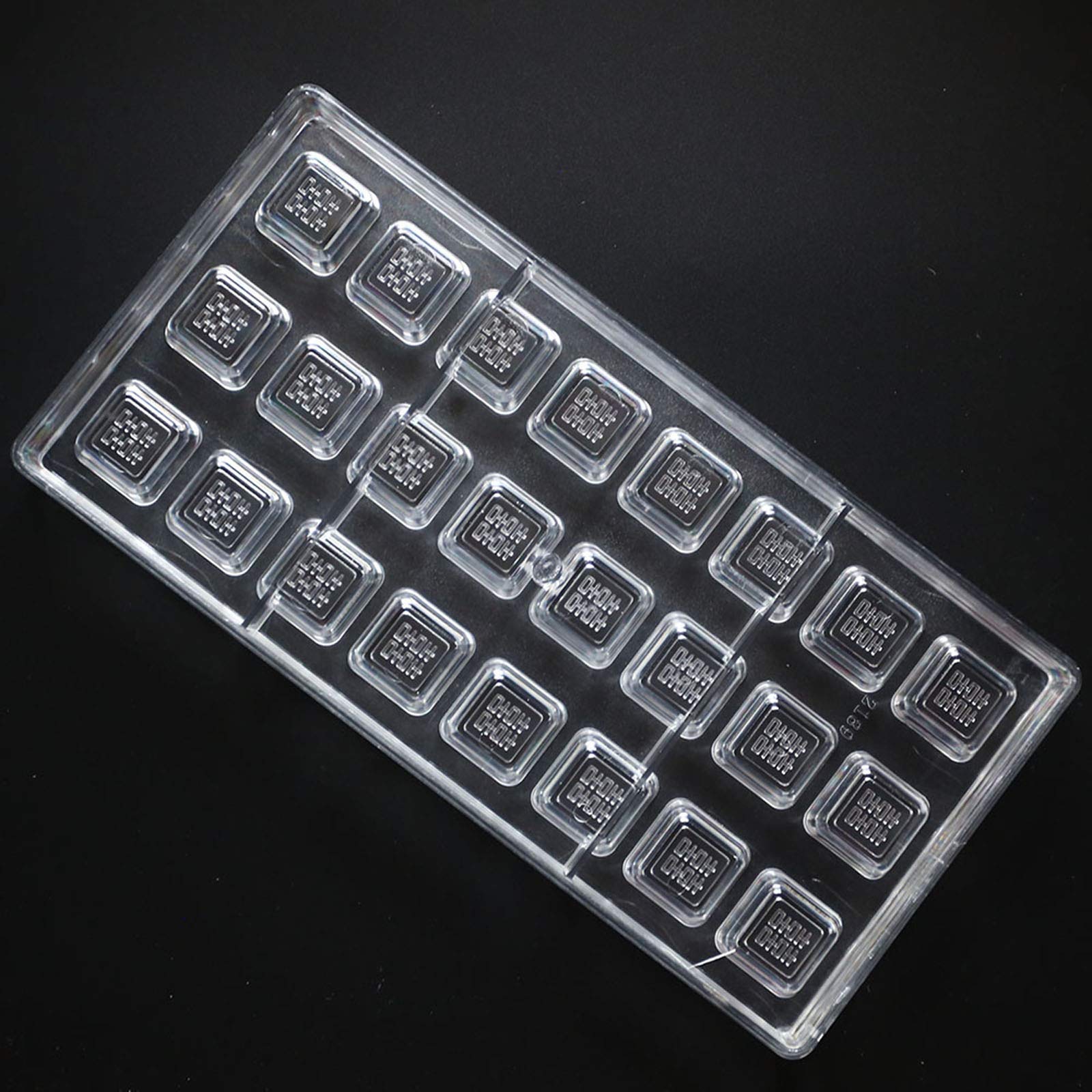Premium Polycarbonate Chocolate Mold Set - DIY Candy Mould for Baking, Clear Hard Plastic Bakeware for Pastry Making (19334) - Perfect for Homemade Chocolates, Cake Decorations & Candy Crafts
