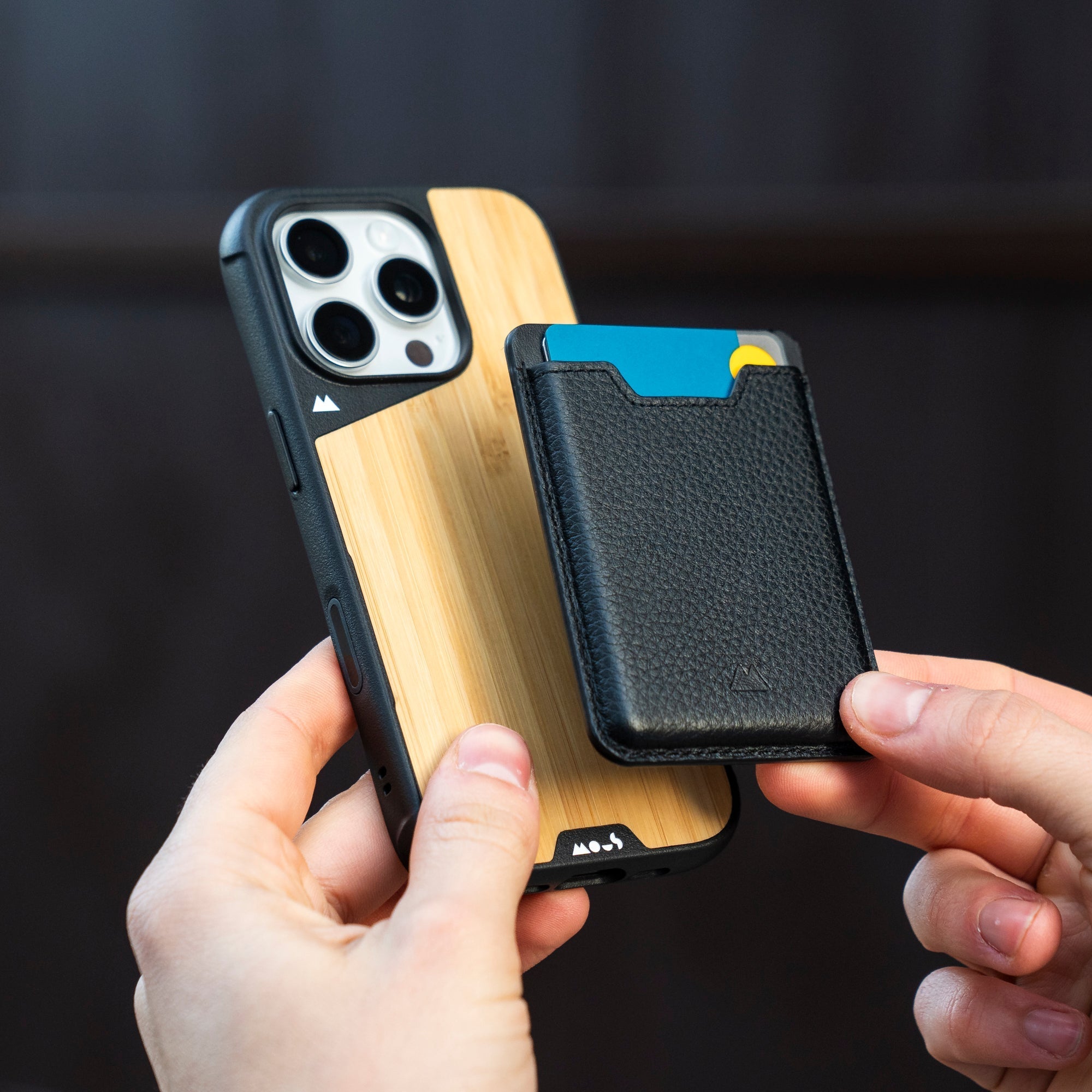 MagSafe Compatible Bamboo Phone Case with Camera Control Button - Eco-Friendly Wooden iPhone Cover for iPhone 14/13/12 Pro Max - Perfect for Outdoor Adventures & Daily Protection