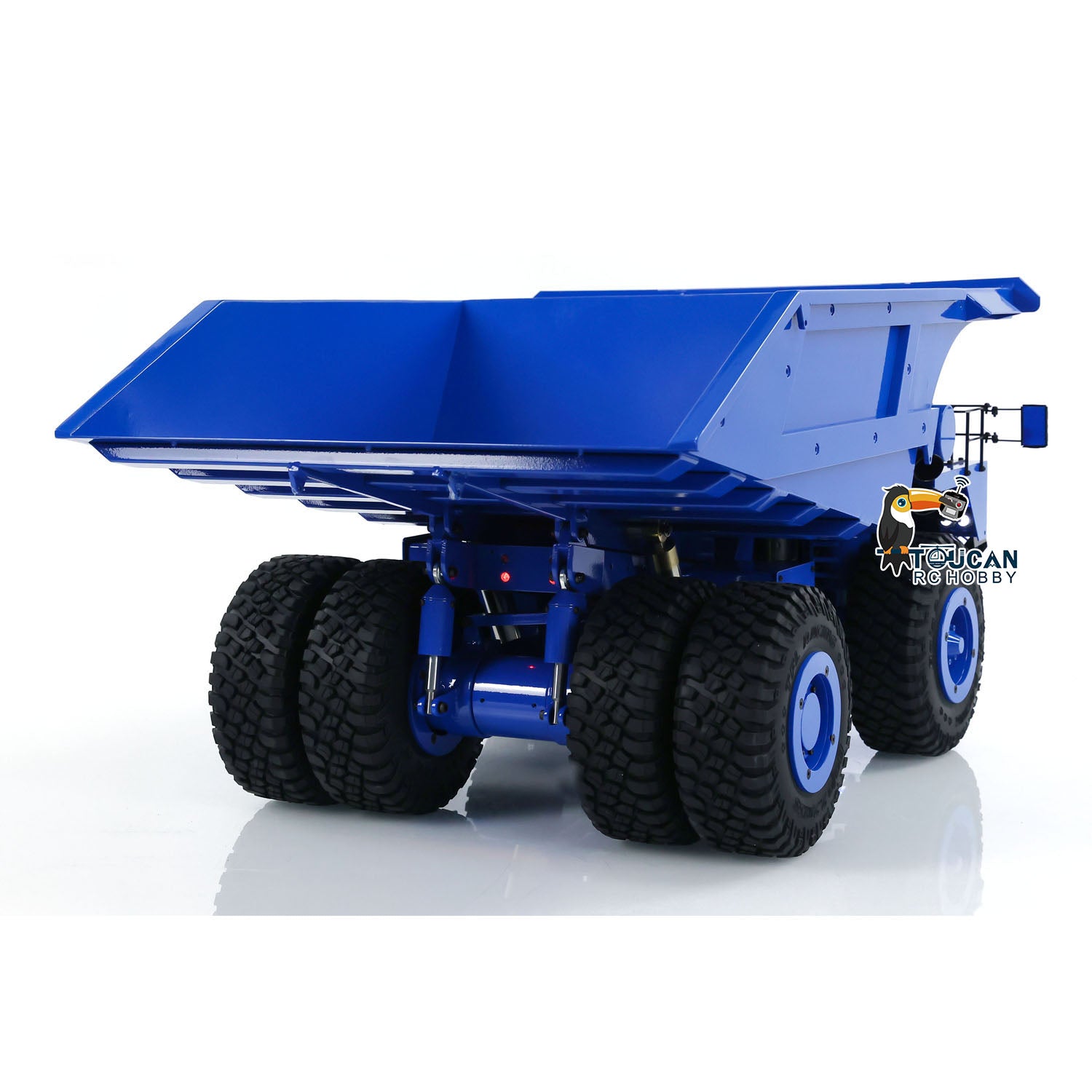 1/20 Scale 793D Radio Controlled Mining Truck - Assembled & Painted Metal Hydraulic Dump Truck Model with I6X Radio & Warning Lights - Perfect for Collectors, Construction Enthusiasts, and RC Hobbyists