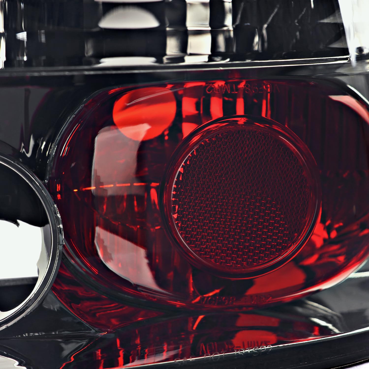 Spec-D Tuning Smoke Lens Tail Lights for 1999-2006 Volkswagen Golf MK4 - Left & Right Pair Assembly - Upgrade Your Car's Style & Visibility for Night Driving & Custom Look