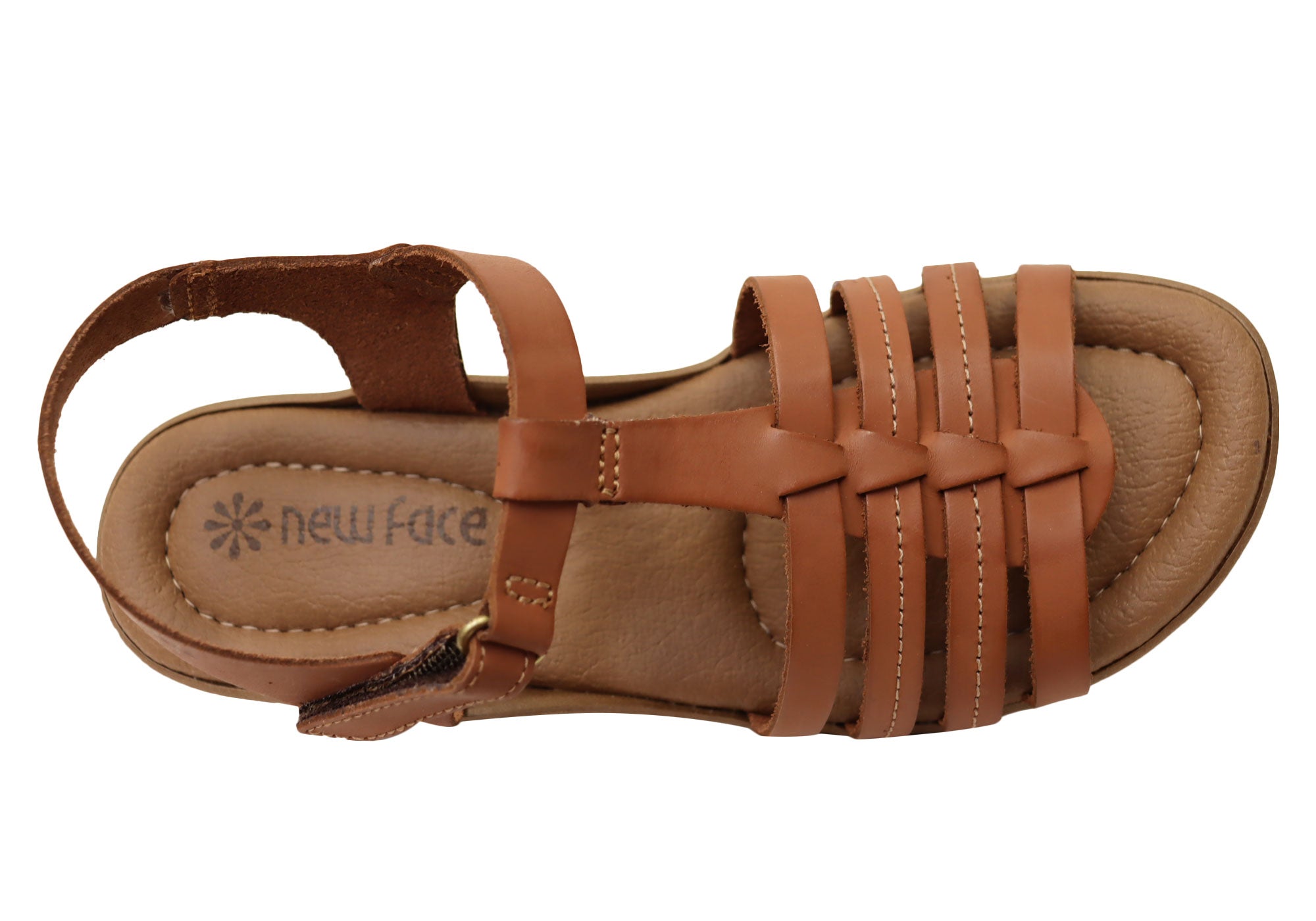 Jaslyn Women's Brazilian Comfortable Leather Low Heel Sandals - New Stylish Casual Summer Shoes for Beach, Vacation & Everyday Wear