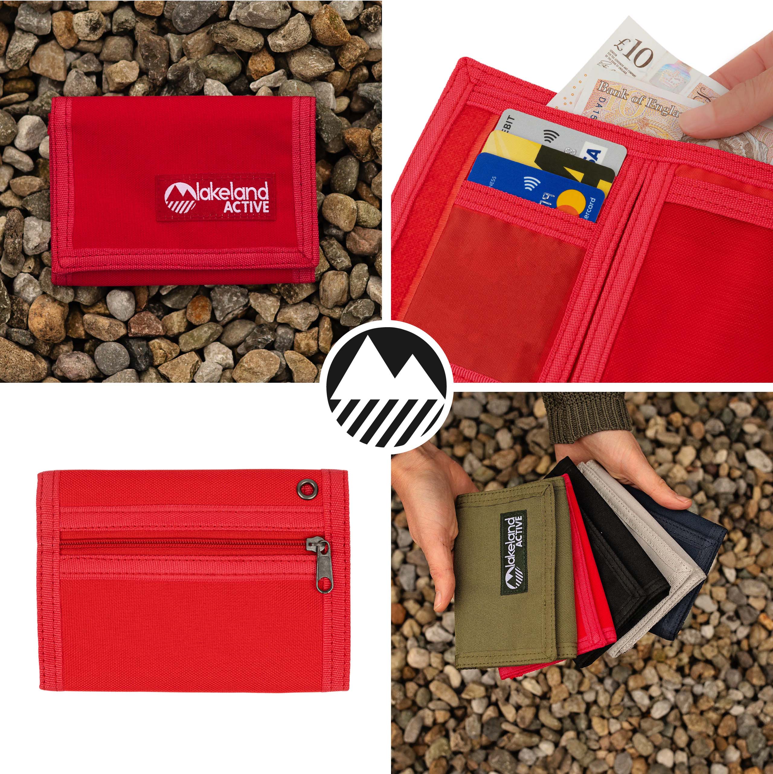 Stowbank Trifold Canvas Wallet for Men - Classic Slim RFID Blocking Leather Wallet with Money Clip - Perfect for Travel, Business & Everyday Use