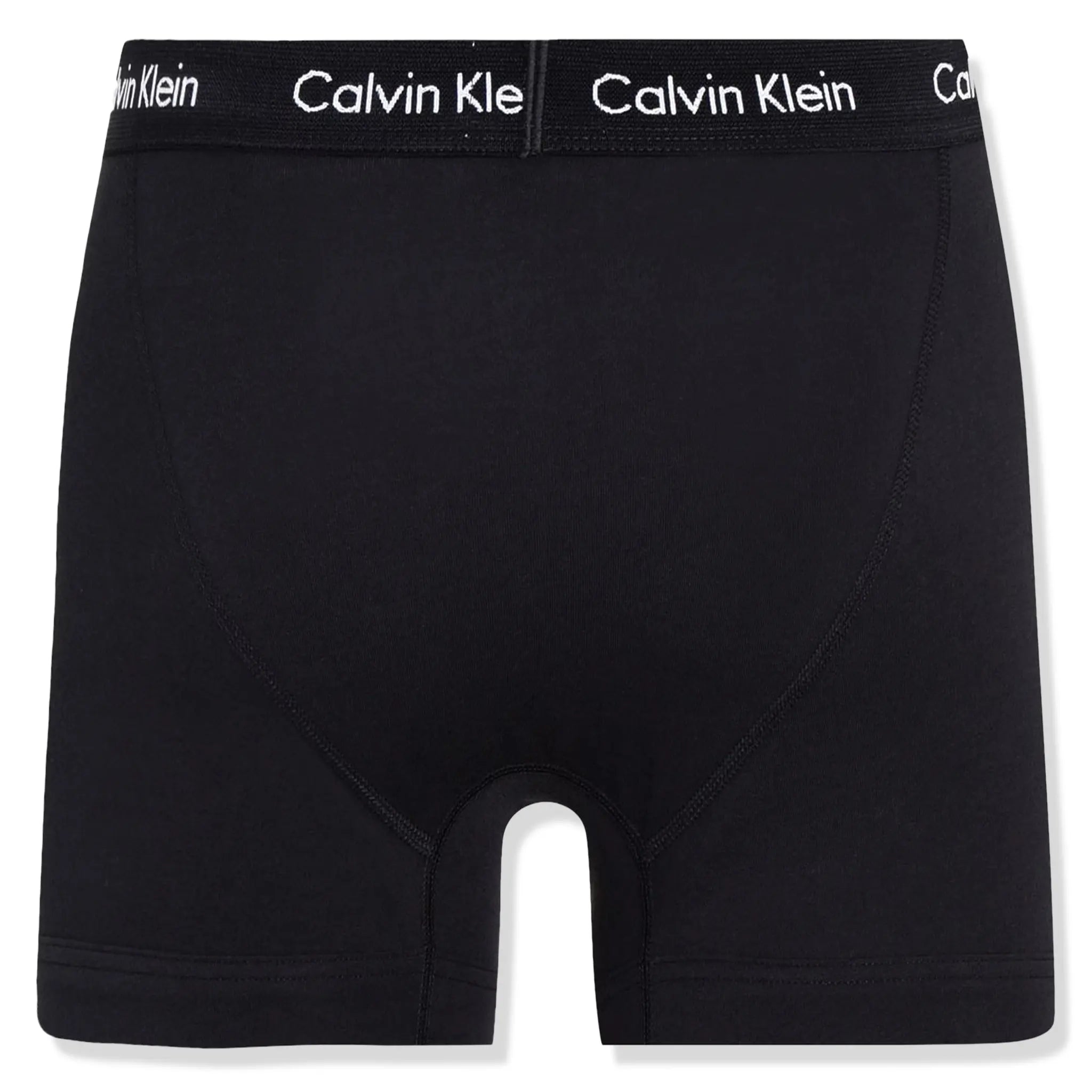 Calvin Klein Men's Cotton Stretch Boxer Briefs 3-Pack - Soft Black Underwear for Everyday Comfort & Lounge Wear