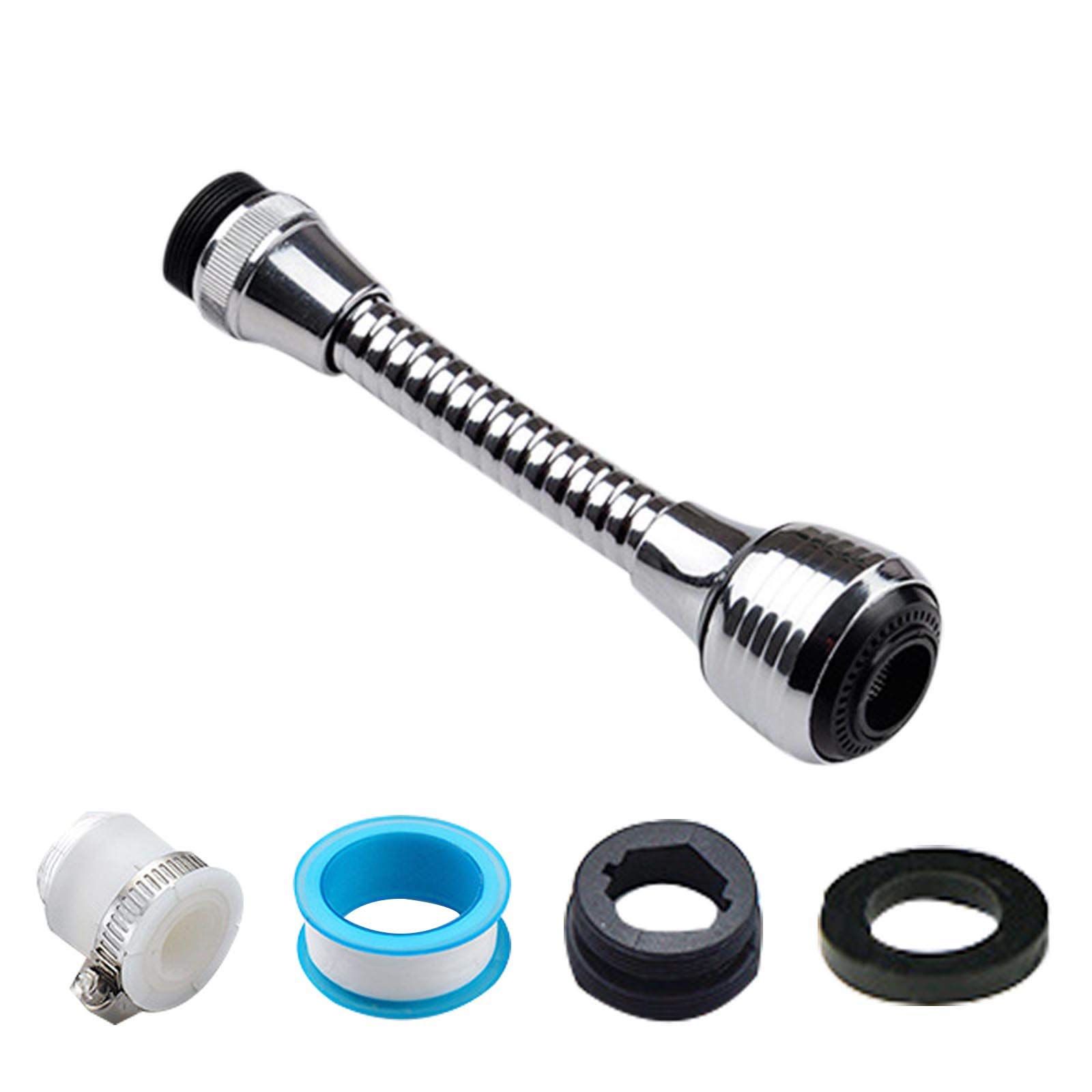 BMSY 360° Rotating Kitchen Faucet Extender with Filter Sprayer - Water Saving Sink Faucet for Home & Garage Use (One Size)