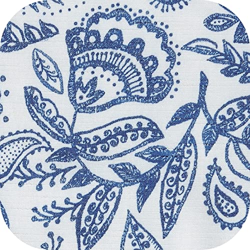 Paisley | Blue on White