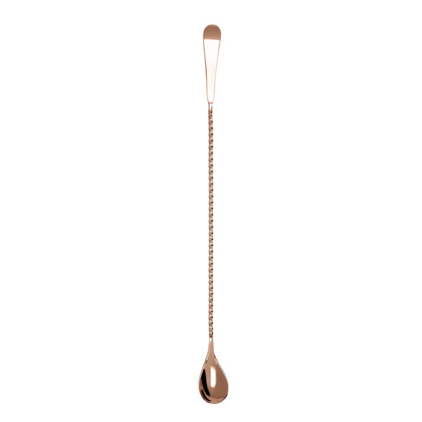 Premium Cocktail Kingdom Hoffman Bar Spoon - 33.5cm Stainless Steel Mixing Tool for Bartenders - Perfect for Crafting Cocktails, Stirring Drinks & Bar Accessories