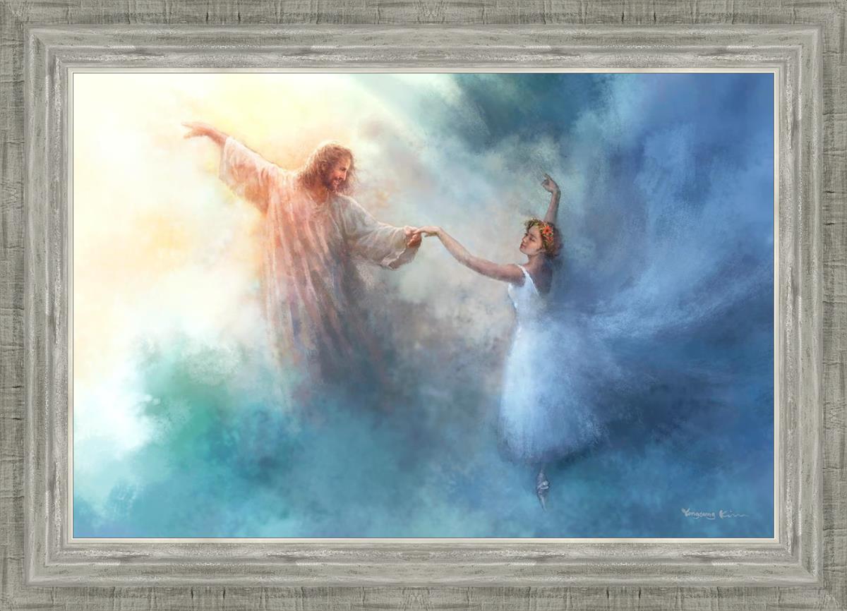 A Pas De Deux By Yongsung Kim - Elegant Ballet Art Print for Home Decor | Perfect for Dance Studios, Living Rooms & Gift Ideas