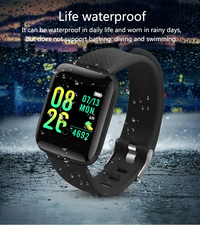 Smart Watch for Boys - Digital Fitness Tracker with Heart Rate Monitor, Sleep Tracking & Waterproof Design - Perfect for Kids Sports, Outdoor Activities & Daily Use