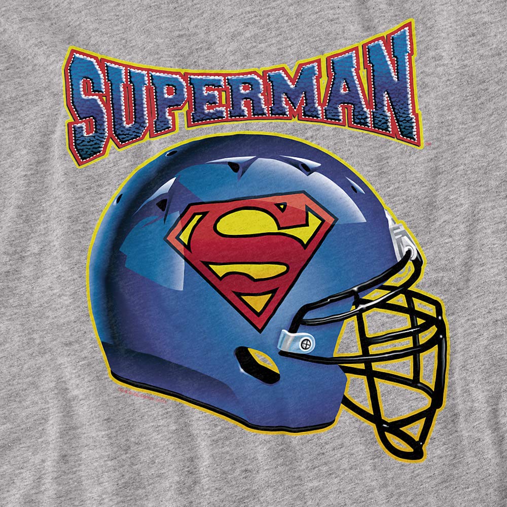 Superman Helmet Unisex T-Shirt for Adults - Graphic Tee for Men & Women - Casual Superhero Shirt for Cosplay, Halloween & Everyday Wear