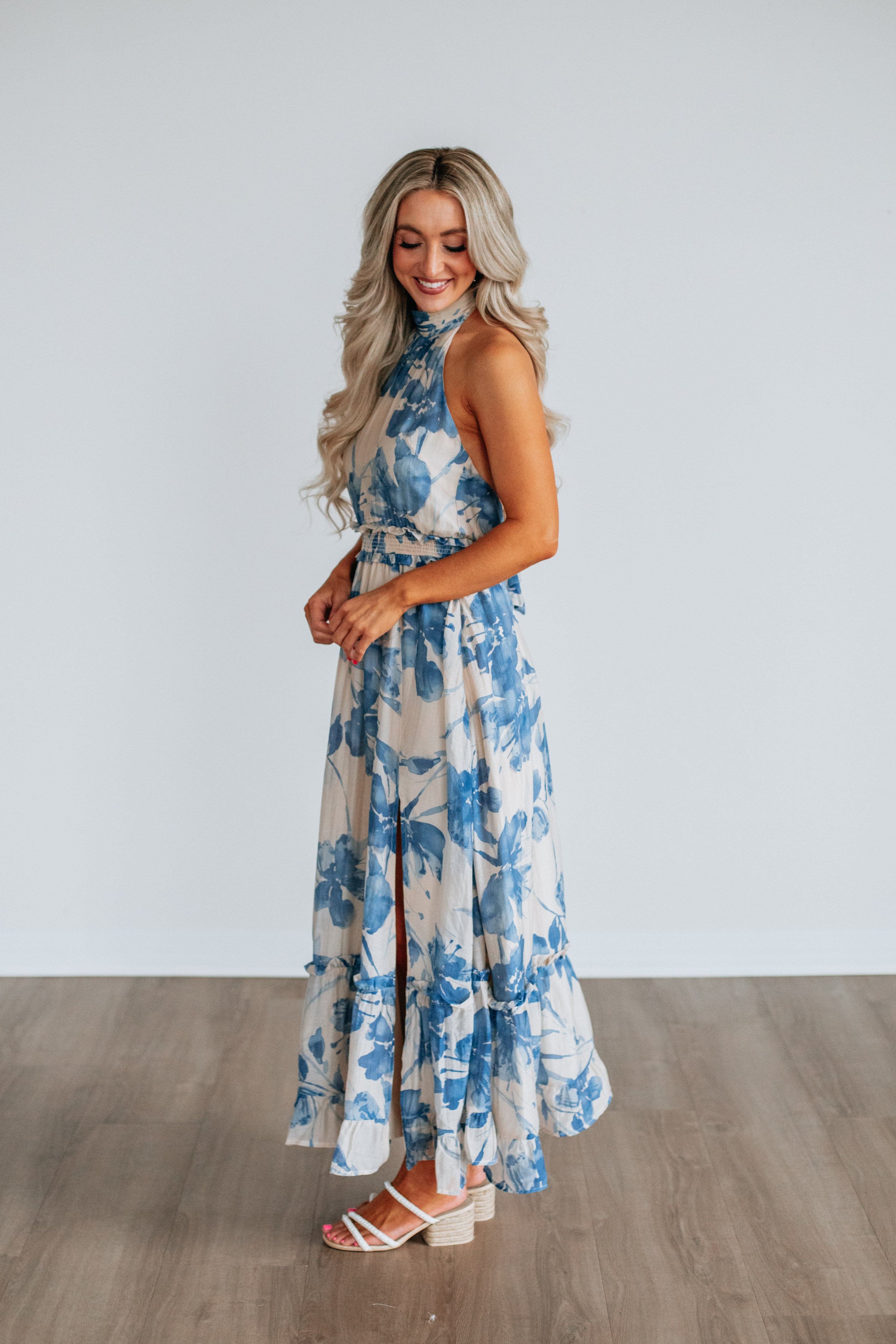 Janae Maxi Dress for Women - Flowy Long Summer Dress with Pockets, Boho Chic Style - Perfect for Beach, Vacation, and Casual Outings