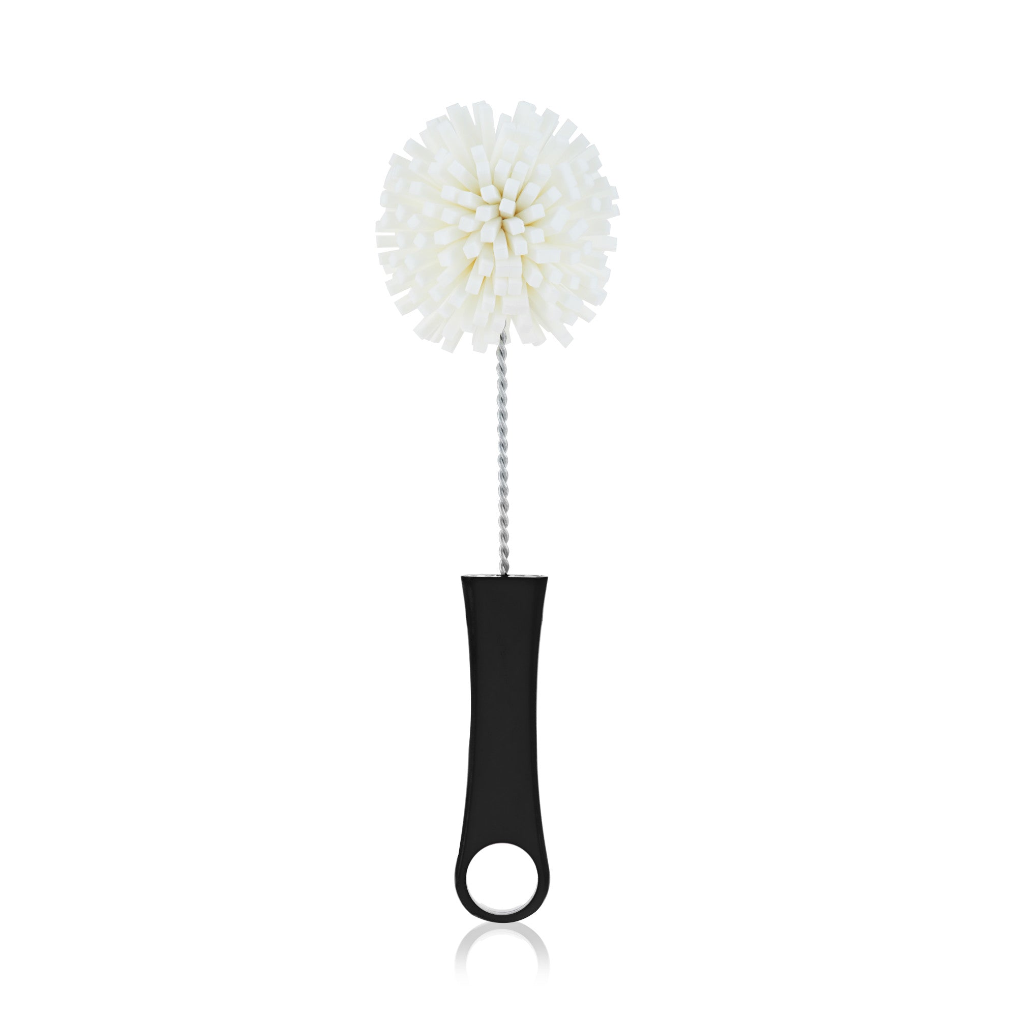 True Glassware Cleaning Brush - Durable Bottle Brush for Wine Glasses, Mugs & Vases - Perfect for Home Bar, Kitchen & Dishwashing