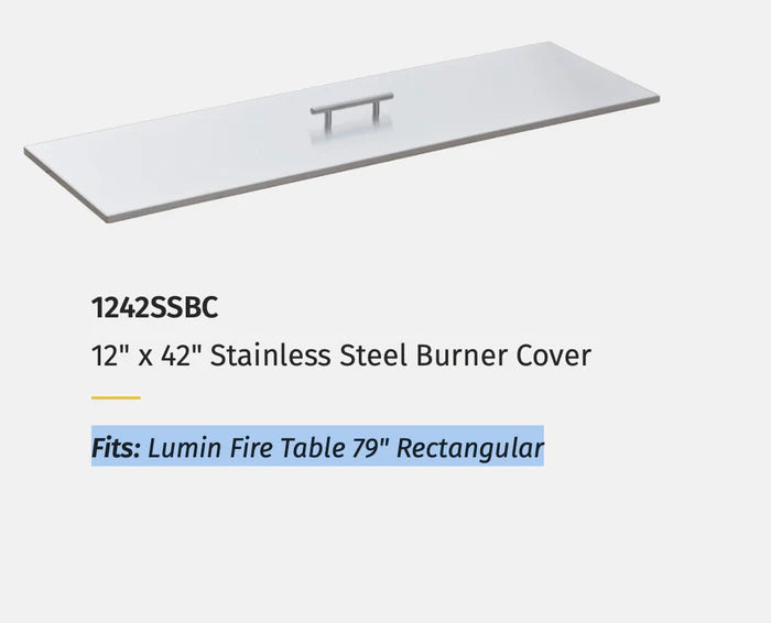 Lumin Fire Table Accessories Set - Premium Outdoor Fire Pit Tools for Patio, Deck & Backyard - Enhance Camping, BBQ & Garden Gatherings
