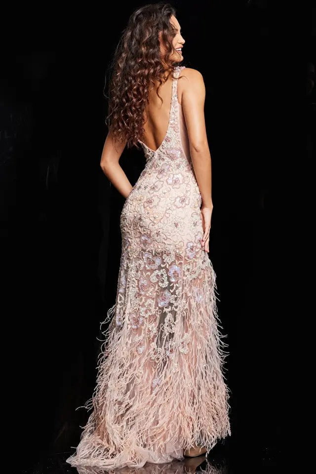 Jovani 06622 Women's Elegant Evening Dress for Prom, Party & Special Occasions - Formal Gown with Beading & Sequins