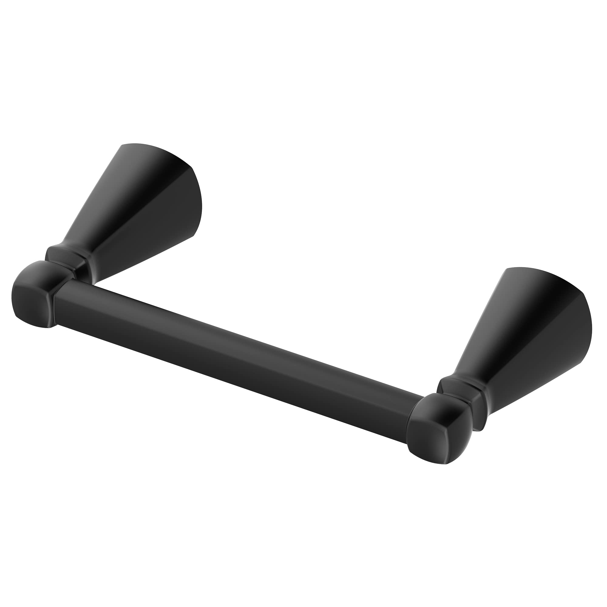 American Standard 7018230.243 Edgemere Matte Black Toilet Paper Holder - Durable Bathroom Accessory for Modern Homes & Commercial Spaces