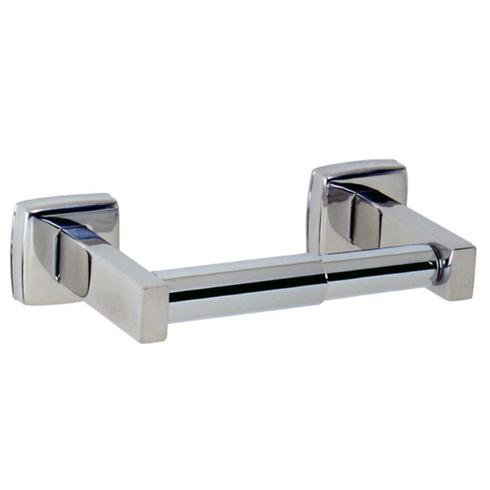 Bobrick B7685 Single Roll Surface Mounted Toilet Paper Dispenser - Durable Commercial Restroom Tissue Holder for Offices, Hotels & Public Bathrooms