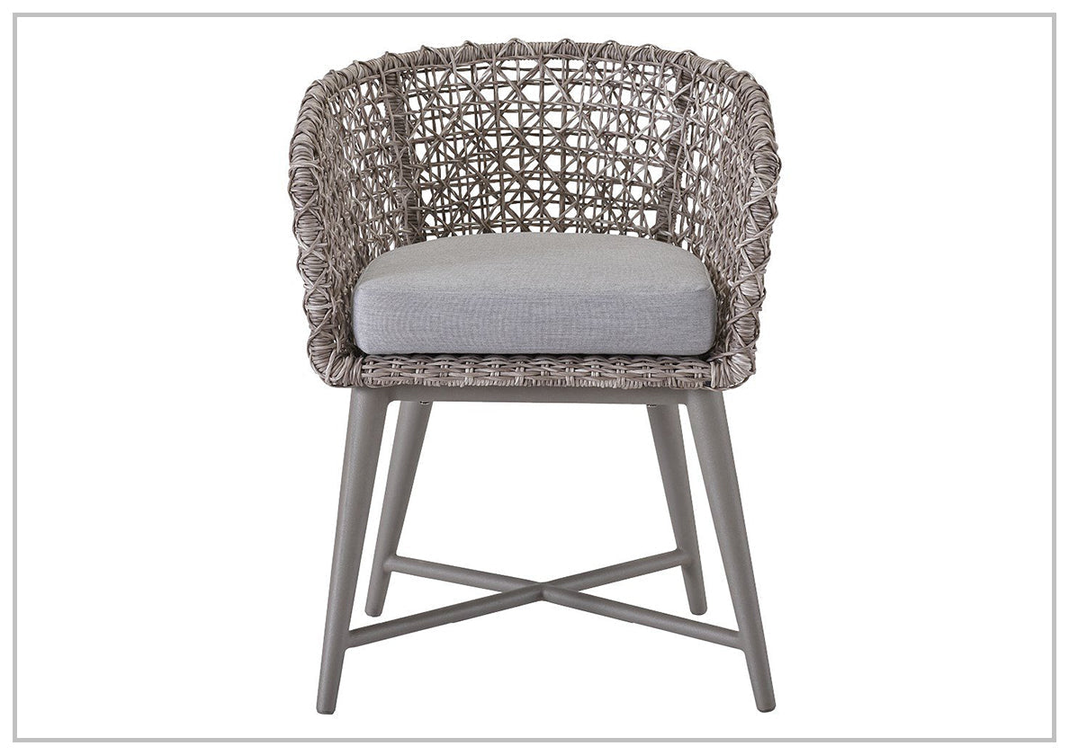 Universal Coastal Living Outdoor Dining Chair - Weather-Resistant Gray Patio Furniture for Beach House, Porch & Garden Dining