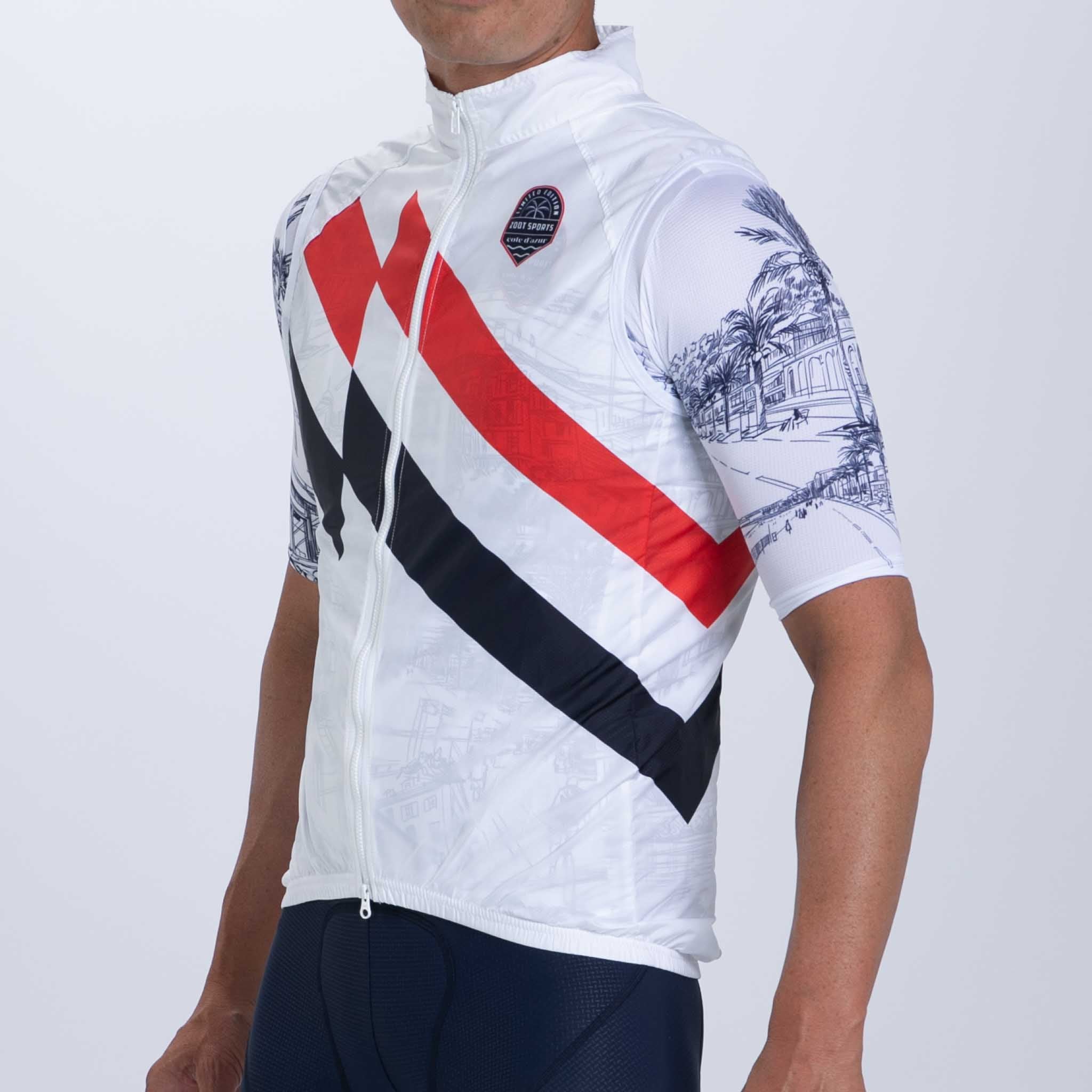 Men's Limited Edition Cycling Vest - Breathable & Lightweight for Outdoor Sports | Perfect for Biking, Running & Hiking in Cote d'Azur