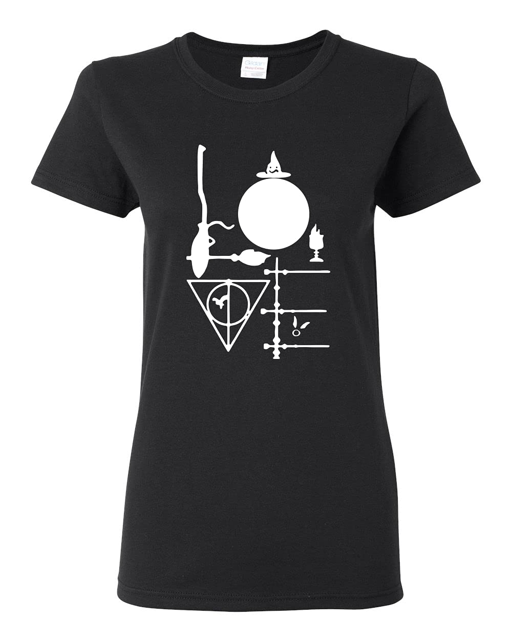 Wizard Fan Graphic T-Shirt for Women | Pop Culture Inspired Love Design | Perfect for Cosplay, Comic Con & Casual Wear