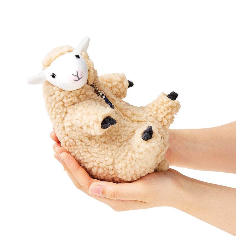 SnuggleLlama Soft Alpaca Stuffed Animal Plush Toy with Removable Fleece Jacket - Perfect for Cuddling, Nursery Decor, and Gift Giving