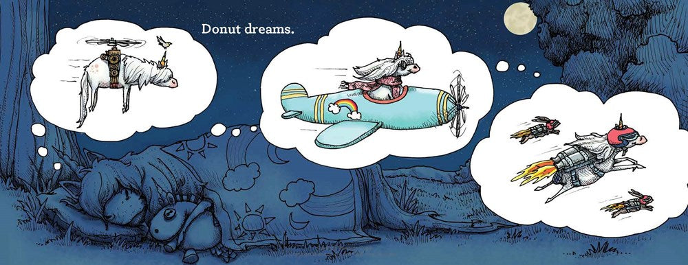 Donut: The Unicorn Who Wants to Fly - Cute Plush Toy for Kids | Perfect Gift for Birthday, Christmas & Bedtime Stories | Fun Imaginative Play for Children