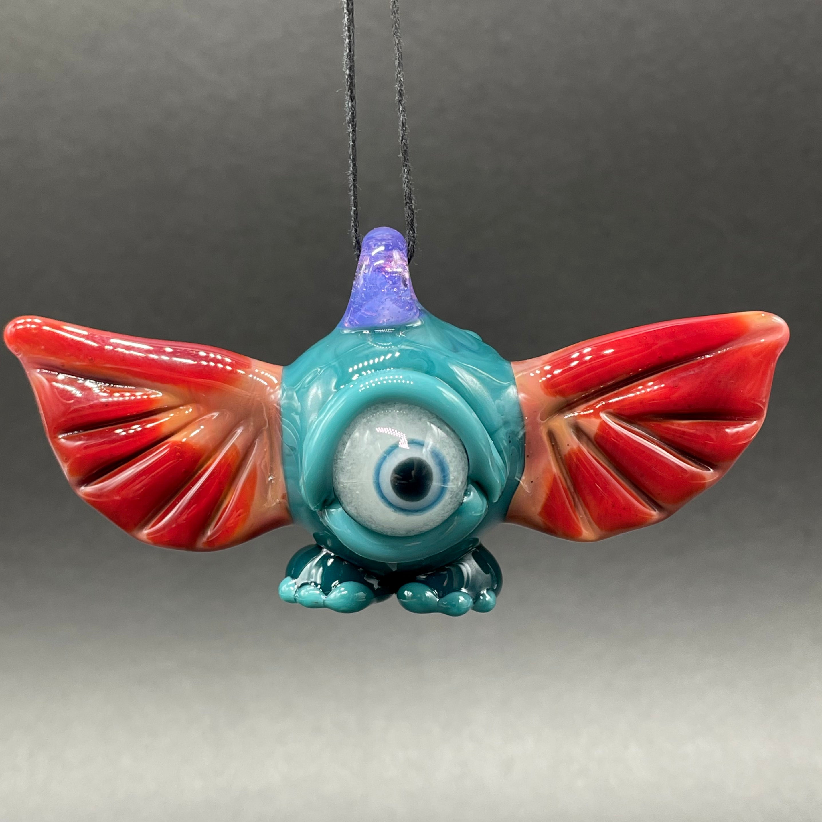 Flying Cyclops Pendant Necklace - Unique Gothic Jewelry for Men & Women - Perfect for Cosplay, Halloween, and Alternative Fashion