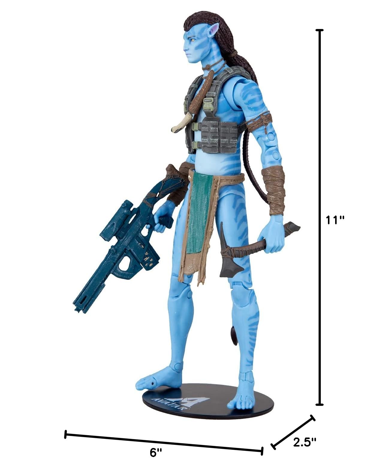 McFarlane Toys Avatar: The Way of Water Jake Sully Reef Battle Action Figure - Collectible Movie Character Toy for Fans & Gift Idea - Perfect for Display, Play & Avatar Themed Collections