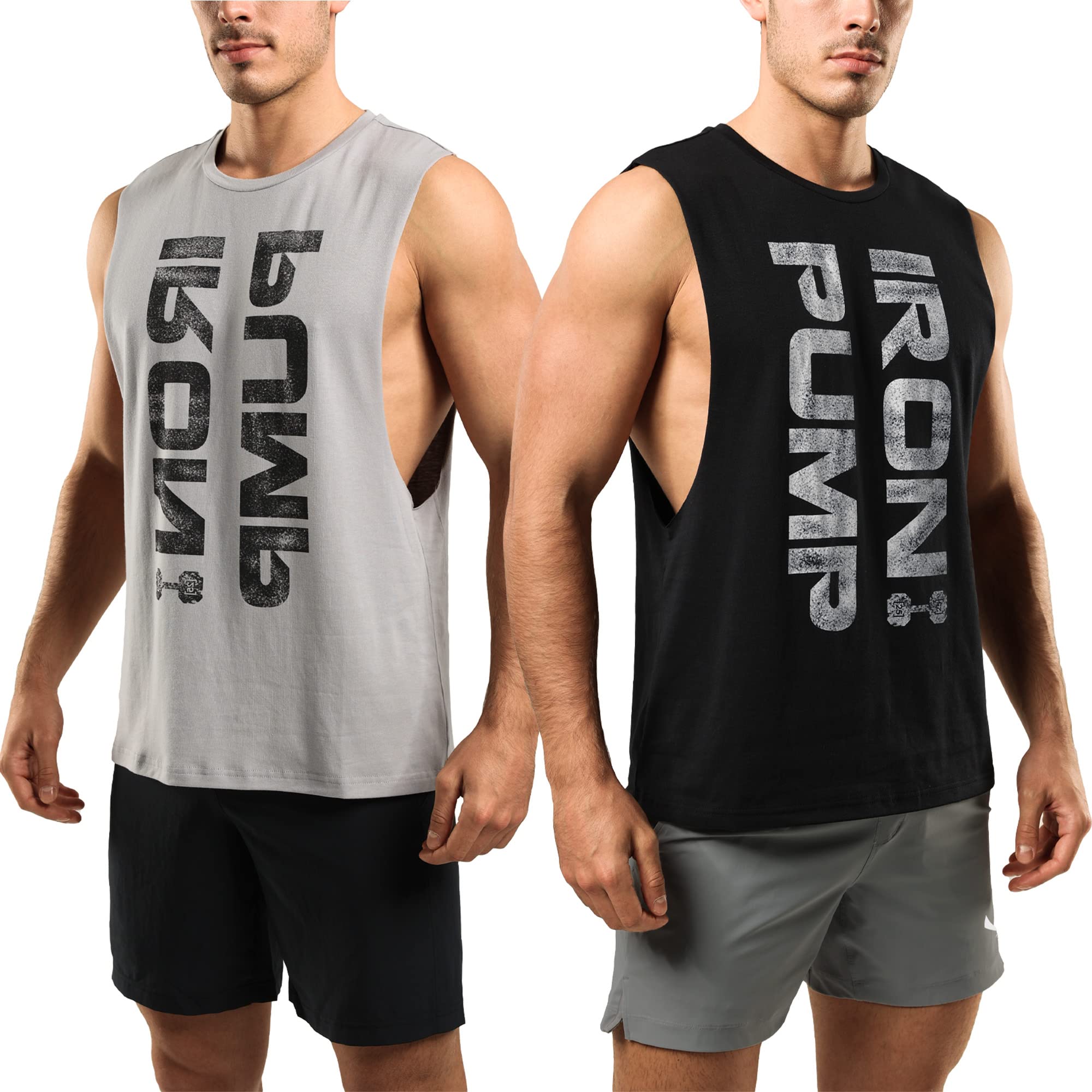 GYM REVOLUTION Men's Workout Tank Top - Breathable Muscle Shirt for Gym, Bodybuilding & Fitness Training - Ideal for Weightlifting, CrossFit & Summer Workouts