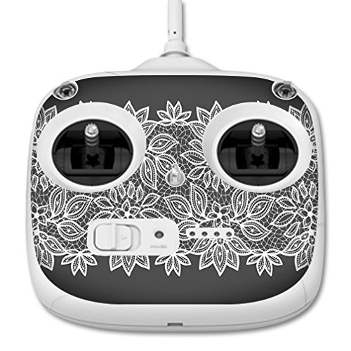 DJI Phantom 3 Standard Drone Skin Wrap - Floral Lace Design Protective Sticker for Controller & Quadcopter | Durable Vinyl Decal for Customization & Scratch Protection | Perfect for Aerial Photography & Outdoor Adventures