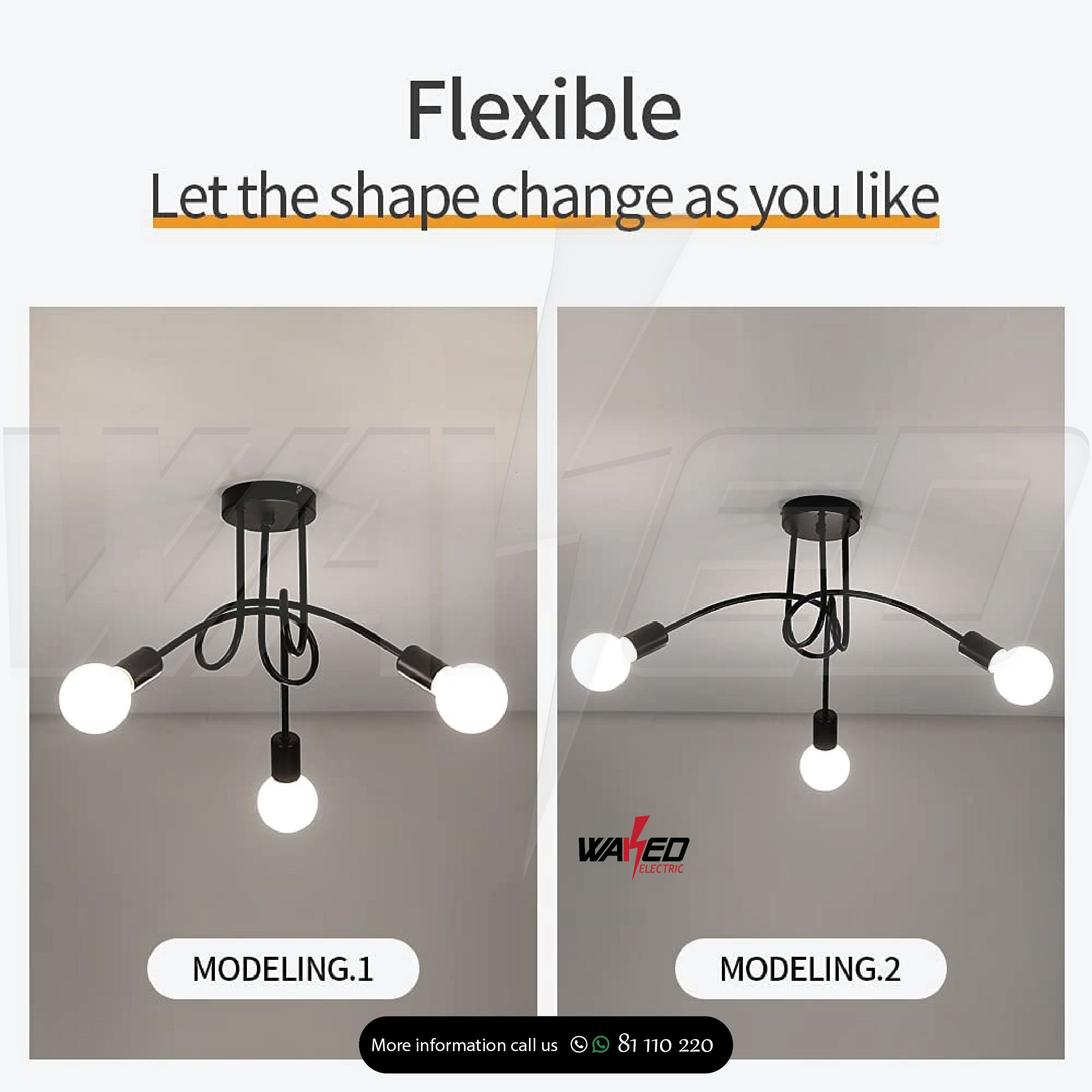 3-Light Crystal Chandelier - Modern Ceiling Lighting Fixture for Dining Room, Bedroom & Living Room Decor