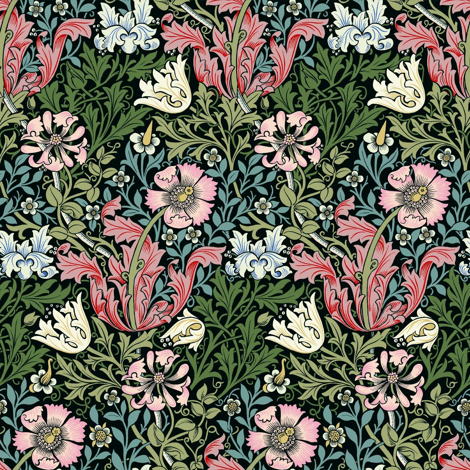 COMPTON Onyx Wallpaper Sample - Peel & Stick Removable Wallpaper for Bedroom, Living Room, and Office Decor