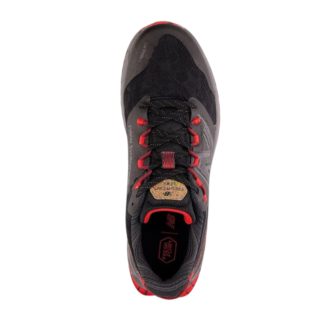 New Balance Men's Fresh Foam X Garo v1 Magnetic Running Shoes - True Red/Black (D Width) | Lightweight Cushioned Sneakers for Jogging, Gym Workouts & Everyday Wear