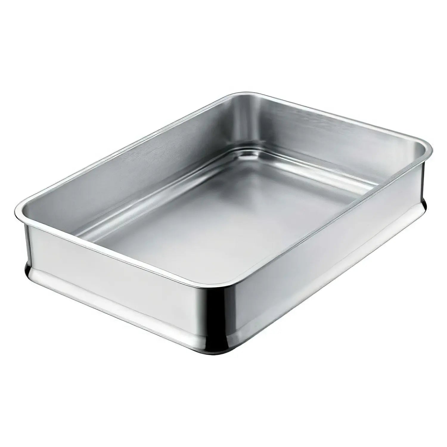 Ikeda Ecoclean Stainless Steel Stackable Tray Set - Durable & Space-Saving Kitchen Organizer for Food Storage, Serving, and Refrigerator Organization