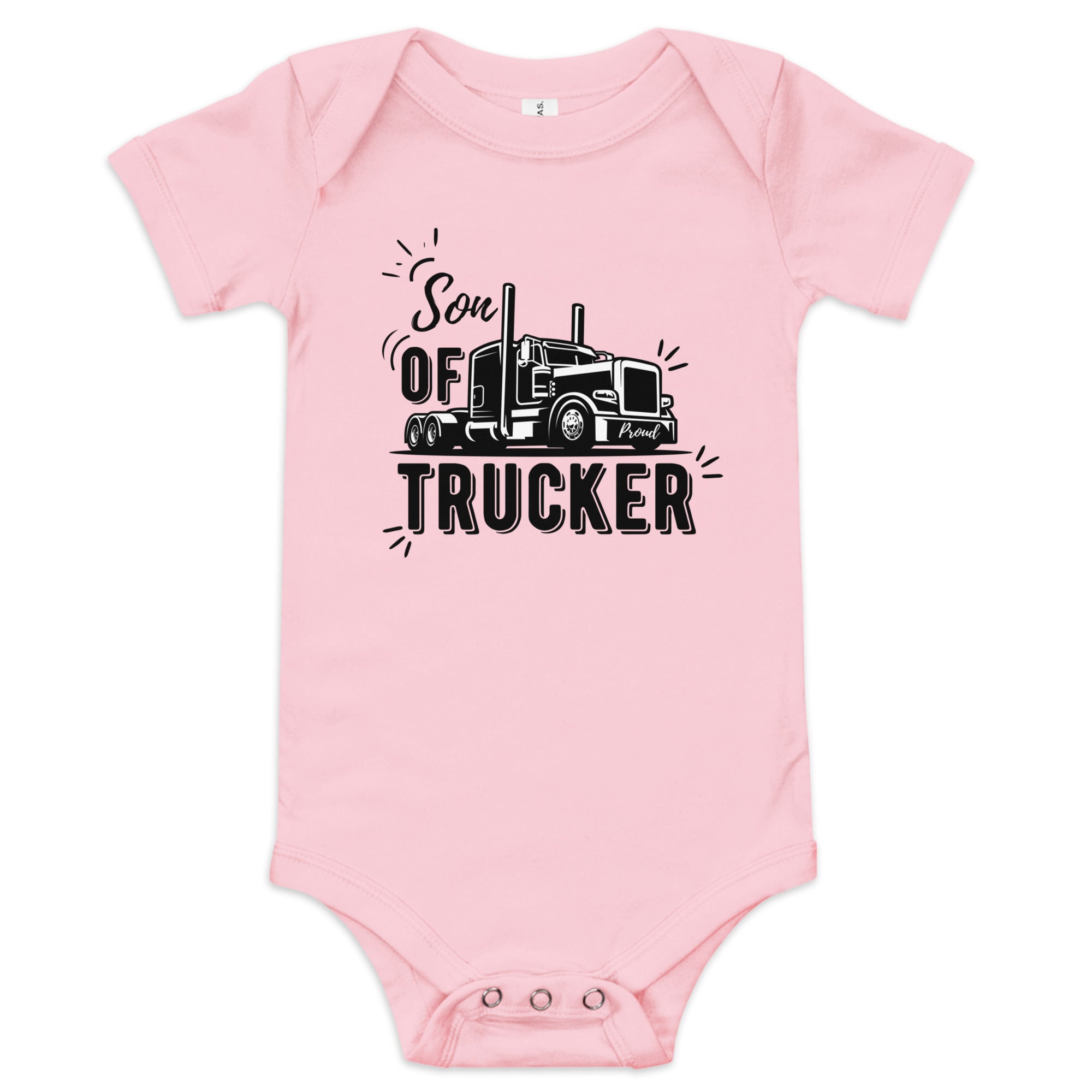Son Of Trucker Baby Onesies - Cute & Comfortable Trucker-Themed Bodysuits for Infants & Toddlers - Perfect for Playtime, Family Outings & Photo Shoots