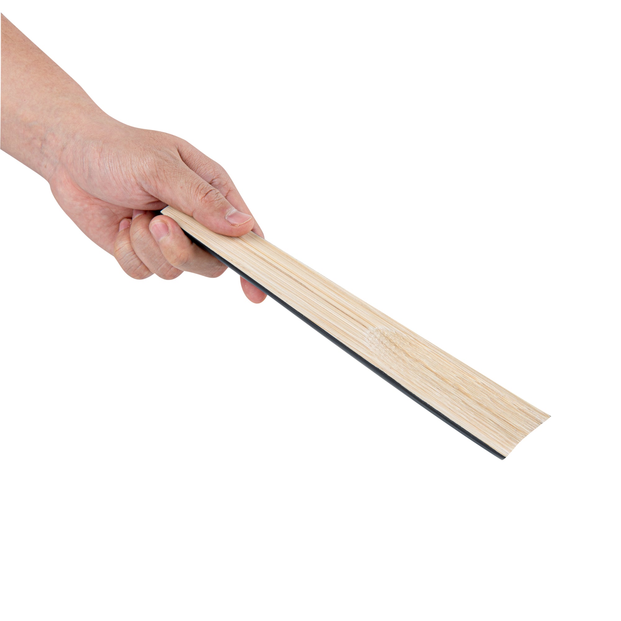 Bambuddha Black Spun Bamboo 2-Piece Salad Server Set - 9.75