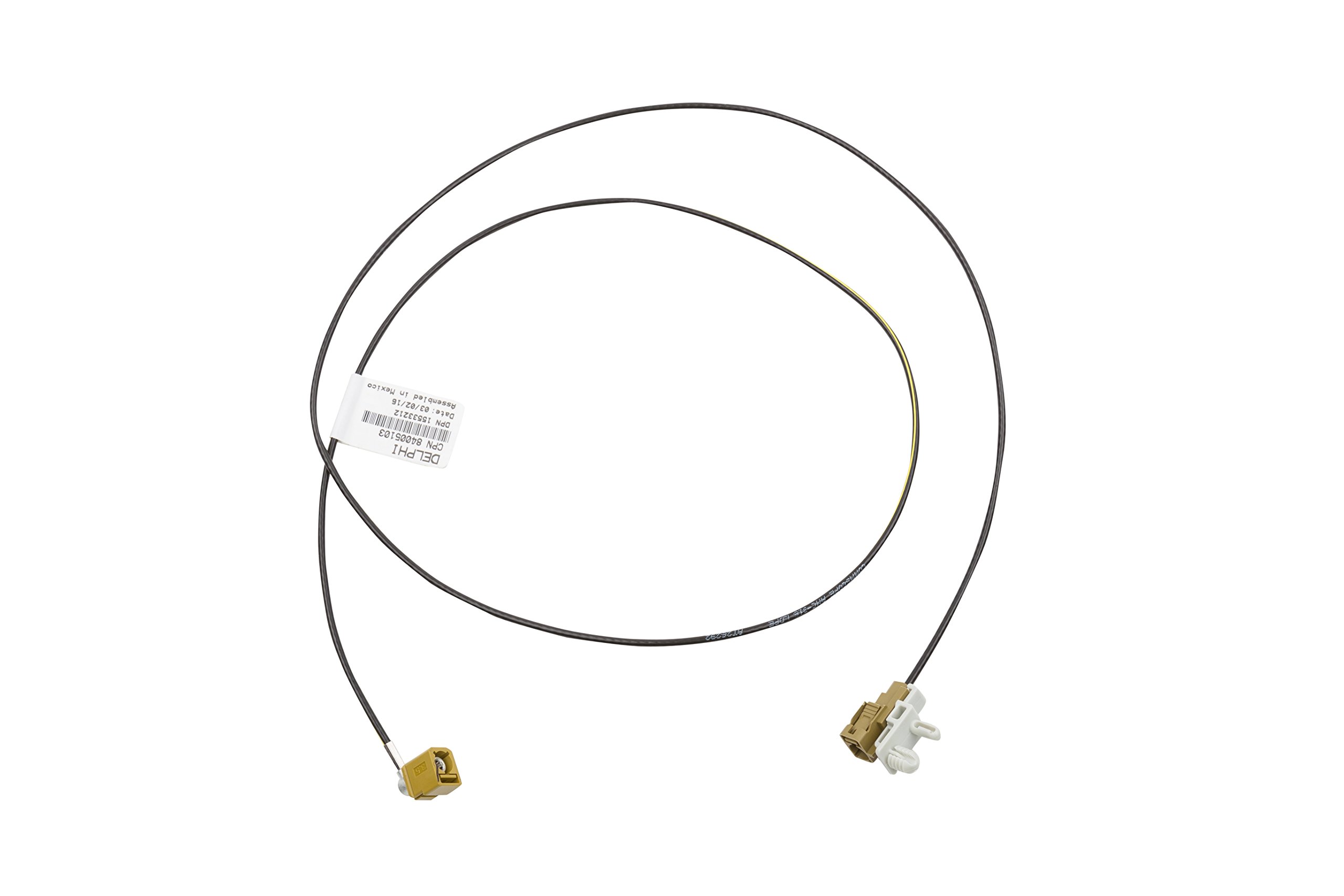 ACDelco GM Original Equipment 84005103 Digital Radio & Navigation Antenna Coaxial Cable - Compatible with GM Vehicles for Enhanced Audio & GPS Signal Reception