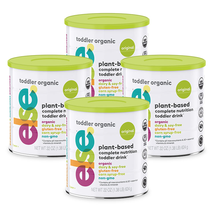Organic Plant-Based Toddler Formula with Protein, Vitamins & Minerals - Clean Label Baby Nutrition for Growing Kids - Perfect for Healthy Snacks, Daycare & On-the-Go Feeding