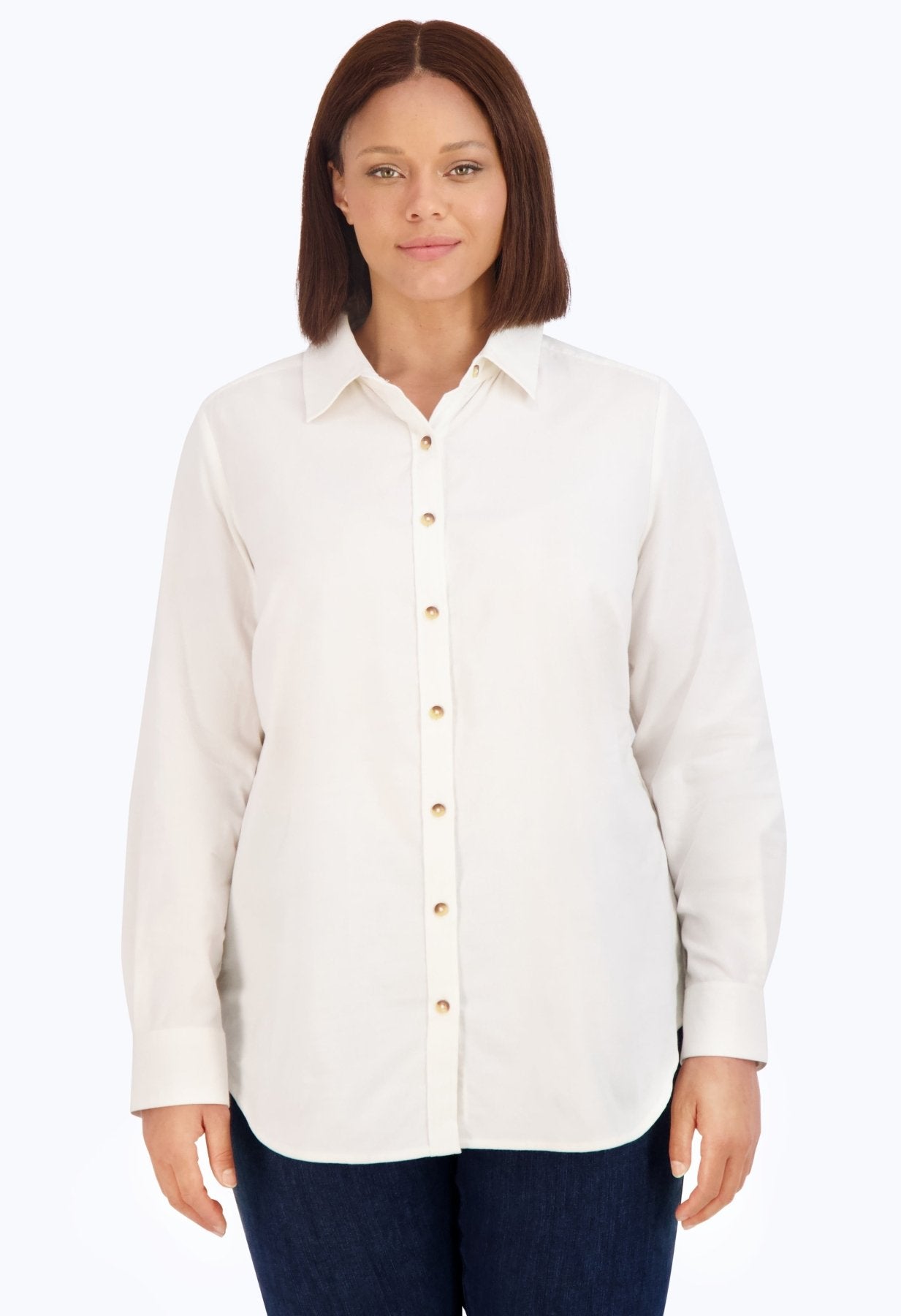 Haven Plus Pinwale Corduroy Long Sleeve Shirt for Men - Soft Comfortable Button Down Casual Shirt - Perfect for Office, Date Night & Fall Outfits