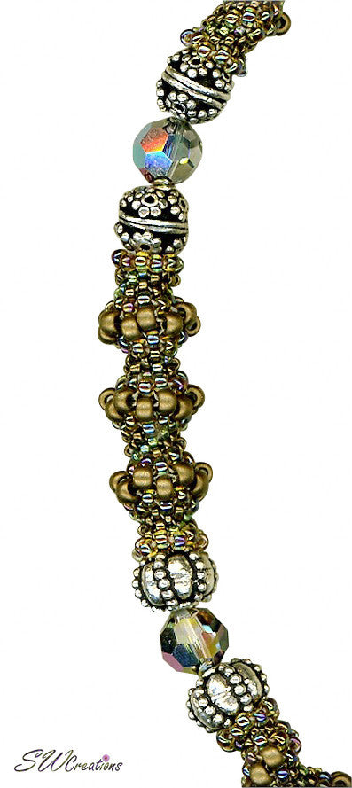 Handmade Vitriol Lampwork Beaded Necklace - Unique Artisan Jewelry for Women, Gift for Her, Perfect for Parties & Special Occasions