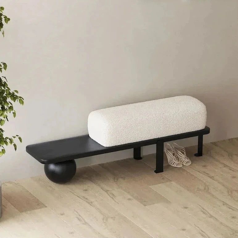 Wooden Shoe Bench with Storage - Comfortable Shoe Changing Stool for Entryway, Bedroom & Closet - Rustic Home Decor & Organizer for Shoes & Accessories