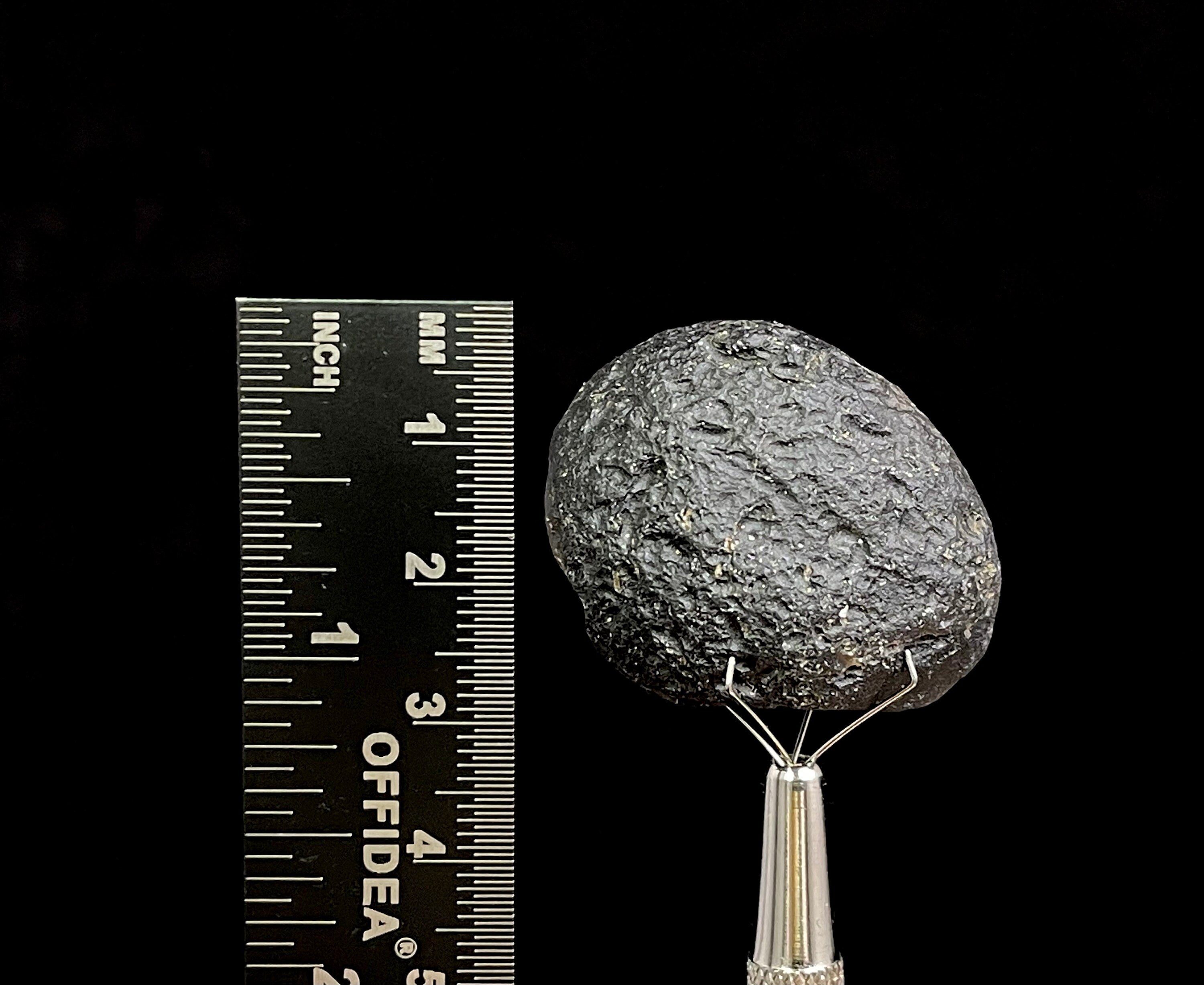COLOMBIANITE Raw Crystal - High Grade Obsidian & Tektite | Metaphysical Healing Stones for Meditation, Energy Work & Spiritual Growth | Natural Crystal Collection 45655